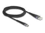 DeLOCK USB kabelis USB 2.0 2 m USB A USB C juodas 81122