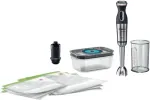 Panardintuvas Bosch MS8CM61V1, 1000 W, juodas, nerūdijantis plienas, permatomas