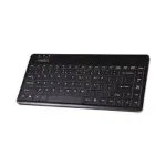 Perixx PERIBOARD-409 U, DE, mini USB klaviatūra, juoda
