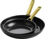GreenPan Padova Reserve 2 dalių keptuvių rinkinys 20+26 cm Juoda (CC008480-001)