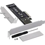 InLine 76619I adapterio plok&scaron;tė PCIe x4 į M.2 NVMe Key M (22110), žemo profilio