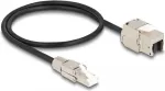DeLOCK Cat.6A S/FTP kabelis RJ45 lauko montavimo ki&scaron;tukas &ndash; Keystone modulis RJ45 lizdas 50 cm