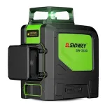Lazerinis nivelyras SNDWAY SW-333G 30 m žalias spindulys
