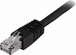 Deltaco STP-620S Juoda 20m Cat6 F/UTP tinklo kabelis