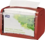 Tork Xpressnap 272612 stalo dozatorius raudonas, sulankstytoms servetėlėms, patvarus