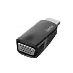 Hama 00200344 adapteris keitiklis HDMI VGA juodas