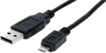 ShiverPeaks BS77183-W USB 2.0 kabelis, USB A &ndash; Micro-USB B, 3 m, baltas