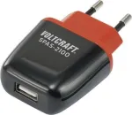VOLTCRAFT SPAS-2100 VC-11413285 USB įkroviklis ki&scaron;tukinis lizdas, i&scaron;ėjimo srovė (maks.) 2100 mA, 1x USB, Auto-Detect