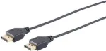 Shiverpeaks BASIC-S DisplayPort 1.2 kabelis, juodas, 0,5 m, ki&scaron;tukas-ki&scaron;tukas (20P20C), itin plonas, auksuoti kontaktai (BS10-49015)