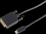 Vaizdo kabelio adapteris ShiverPeaks BS10-58045 DVI-D į USB Type-C, 3 m