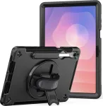 Kickstand Case jt berlin, Samsung Galaxy Tab S11, su tvirtu rankiniu dirželiu &ndash; juoda