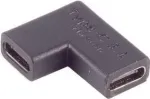 Stačiasis USB-C 3.1 adapteris ShiverPeaks 13-40005, 90&deg; jungtis USB-C įrenginiams