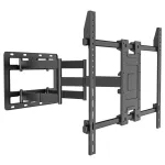 Techly sieninis laikiklis 55-100 colių LED LCD televizoriams, pilnas judesys, 300x300 mm - 900x600 mm, 0-7&deg;, 120&deg;, plienas, juodas