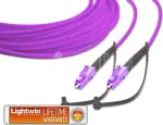 Lightwin LSP-50 LC-LC 2.0 OM4 &scaron;viesolaidinis &scaron;uolis, simplex, MM OM4, LC-LC