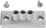 Bachmann Easy-Desk 2B &ndash; Laidų tvarkymo montavimo rinkinys &ndash; sidabrinis