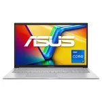 Ne&scaron;iojamas kompiuteris ASUS Vivobook 17 X1704VA-AU918W, 17,3 colio Full HD, Intel Core 7 150U, 16 GB RAM, 1 TB SSD, Windows 11 Home, sidabrinis