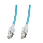 EFB Elektronik DCK1001BL.1,5 RJ45 LED komutacinis kabelis, Cat.6A S/FTP, 1,5 m, mėlynas