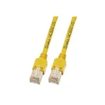 Tinklo kabelis EFB Elektronik K8015.0,50 RJ-45 Cat5e 0,5 m geltonas