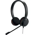 Jabra Evolve 20 MS Stereo USB-C ausinės ant ausų su triuk&scaron;mą slopinančiu mikrofonu, juodos