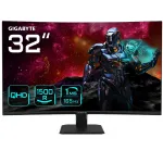 GIGABYTE GS32QC 31,5 colio QHD i&scaron;lenktas žaidimų monitorius