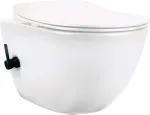DEANTE Unitazas su Bidet Funkcija - su Mai&scaron;ytuvu, Grindinis, Dvigubas Nuleidimas, Baltas