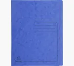 Exacompta Colorspan Fastener File A4 Blue 355 g/m&sup2; Cardboard Flexible Filing
