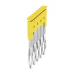 Weidm&uuml;ller ZQV 2.5/5 Cross-Connector, geltona, 5 polių, 24 A, 800 V, 2,5 mm&sup2;