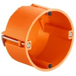 Kaiser Elektro 9068-01 tu&scaron;čiavidurės sienos montažinė dėžutė &Oslash; 68 mm, gylis 47 mm, oranžinė