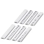 Phoenix Contact SK Terminal Block Marker Strip - White - 10 Markers - 5,08 mm Pitch - 0810821:0062