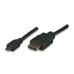 ALLNET HDMI į Micro HDMI laidas 1m 4K/60Hz juodas (ALL-HDMI-Micro-1m)