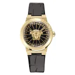 VERSACE V-Motif moteri&scaron;kas &scaron;veicari&scaron;kas kvarcinis laikrodis VE3F00222 38mm sidabrinis nerūdijantis plienas