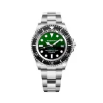 BOBROFF MAN BF002 Analoginis kvarcinis rankinis laikrodis 44 mm juodas odinis dirželis