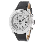 GLAM ROCK GR32107 Moteri&scaron;kas 44mm &Scaron;veicari&scaron;kas Kvarcinis Chronografas Baltas Silikoninis