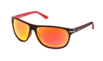 POLICE Unisex S1958M64NVBR Pilot Aviator akiniai, tamsiai mėlyni/rudi, 64 mm