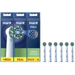 Pakeičiamos Oral-B EB50RX CrossAction dantų &scaron;epetėlio galvutės (6 vnt.)