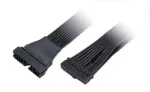 Juostinis kabelis Akasa AK-CBUB45-15BK, juodas, 0,15 m, 1 vnt.