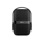 I&scaron;orinis kietasis diskas Silicon Power Armor A60 5TB 2,5 colio USB 3.2 Gen 1 atsparus smūgiams, juodas