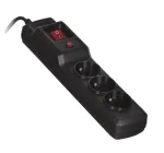 Activejet COMBO 3GN 3M juodas ilgintuvas su laidu