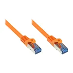 Good Connections Cat.6A S/FTP jungiamasis laidas, 5 m, oranžinis, be halogenų, 10Gbps, RJ45