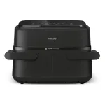 Philips 1000 serijos NA150/00 kar&scaron;to oro gruzdintuvė, dviguba, 7 L, 2450 W, juoda