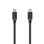Hama USB-C į USB-C laidas, 2 m, 60W Power Delivery, juodas
