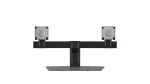 DELL Pro Dual Monitor Stovas MDS19, 6 kg, 48,3 cm (19 col.), 68,6 cm (27 col.), 100 x 100 mm, auk&scaron;čio reguliavimas, aliuminis, juodas