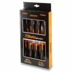 BETA 8 dalių plok&scaron;čiųjų ir Phillips atsuktuvų rinkinys 1203E/D8P