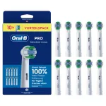 Oral-B Pro Precision Clean atsarginės &scaron;epetėlio galvutės, 10 vnt., vidutinio kietumo &scaron;ereliai, CleanMaximiser technologija, tinka visoms Oral-B įkraunamoms rankenoms, i&scaron;skyrus Pulsonic ir iO