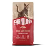 Carnilove Active Cat ėdalas sterilizuotoms katėms su ėriena ir &scaron;erniena, 6kg