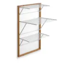 ARREDAMENTI KARIM Sieninis džiovinimo stovas - 63 x 68 cm, Rudas