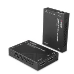 Lindy HDMI ir IR per IP prailgintuvas, 1920 x 1080 pikselių, AV siųstuvas ir imtuvas, 150 m, laidinis, juodas, HDCP