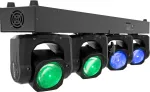 EUROLITE LED TMH Bar B240 Moving-Head Beam su 4x 60W RGBW ir 2&deg; kampu