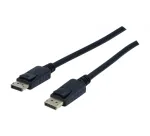 EXERTIS CONNECT DisplayPort 1.4 kabelis 8K, male to male, juodas, 5,0 m 127024