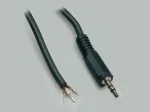 BKL Electronic 1101052 3,5 mm stereo jack ki&scaron;tukas, 3 polių, metalinis, lituojamas, 1 vnt.